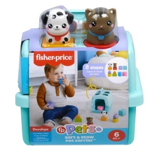 Fisher-Price FP Pets HTW93 Jucarie Sortare Forme si Transport Animale pentru Bebelusi 6 luni - Img 8