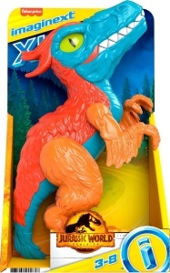 Fisher-Price Imaginext Jurassic World Pyroraptor XL Figurina Dinozaur 25 cm Articulata - Img 6