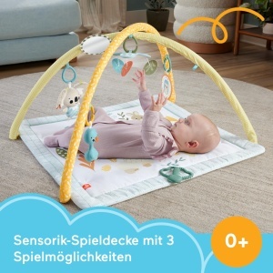 Fisher-Price Simply Senses JMN74 Salteluta de Joaca pentru Bebelusi cu Activitati Sensoriale - Img 2