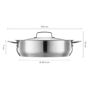 Fiskars Brater All Steel 1064749 O 28 cm Otel inoxidabil Argintiu - Img 2