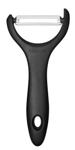 Fiskars Essential Gemuseschaler 1065599 Negru Lama din Otel Inoxidabil