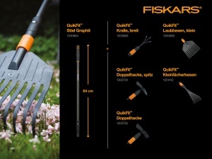 Fiskars QuikFit 1000659 Grebla mica 11 Zinci Material rezistent NegruPortocaliu - Img 4