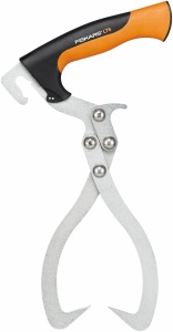 Fiskars WoodXpert 1003625 Cleste pentru Manipularea Lemnului NegruPortocaliu