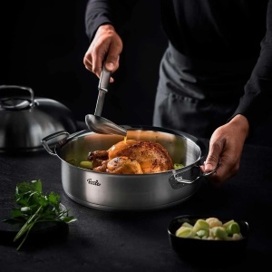 Fissler Original-Profi Collection Oala din otel inoxidabil 48L 28 cm compatibila cu inductie - Img 3