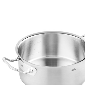 Fissler Original Profi Collection/Roasting Pot (O 24 cm, 4,6 litri) Cratita din otel inoxidabil, caserola cu capac metalic - Inductie - Img 4