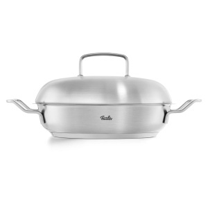 Fissler Original-Profi CollectionTigaie de servire din otel inoxidabil O 28 cm 30L tigaie rotunda cu capac de mare capacitate margine inalta neacoperi - Img 2