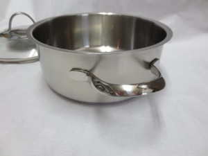 Fissler San Francisco Oala inox cu capac din sticla 12 L O 16 cm baza superthermic pentru inductie - Img 2