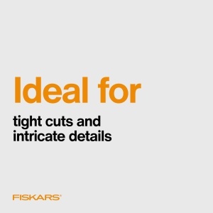 Foarfeca de bricolaj Fiskars 98087097J, 10,2 cm, otel, portocalie - Img 3