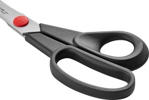 Foarfeca de croitorie ZWILLING Twin L 22 cm otel inoxidabil maner din plastic ranforsat negru-argintiu - Img 2