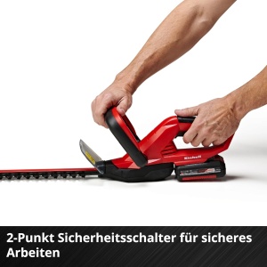 Foarfeca electrica pentru gard viu Einhell GC-CH 1846 Li, 46 cm, 18 V, rosunegru - Img 7
