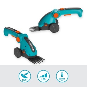 Foarfeca electrica pentru iarba Gardena ComfortCut Li, 8 cm, cu telescop si acumulator - Img 2