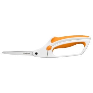 Foarfeca Fiskars Easy Action Softgrip 26 cm Lame din Otel Inoxidabil AlbPortocaliu