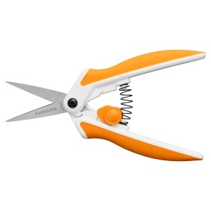 Foarfeca Fiskars Softgrip Easy Action 1070029 15 cm AlbPortocaliu pentru detalii precise - Img 4