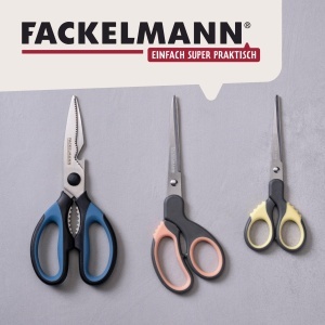 Foarfeca multifunctionala Fackelmann Softgriff 21 cm, inox, albastra - Img 6