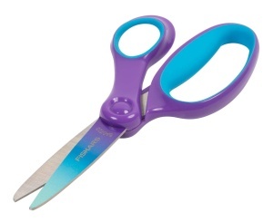 Foarfeca pentru copii Fiskars 15 cm, SoftGrip, Violett, pentru 8-11 ani - Img 4