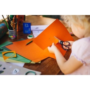 Foarfeca pentru copii Fiskars cu model buburuza, 13 cm, pentru stangaci si dreptaci, rosie - Img 6