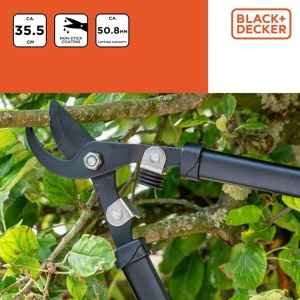 Foarfeca pentru gard viu BLACKDECKER lama 355 cm grosime taiere 50 mm otel carbon - Img 4