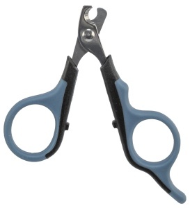 Foarfeca pentru unghii TRIXIE 8 cm, inox, maner antiderapant, negrualbastru - Img 2