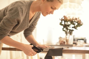 Foarfeca universala Fiskars Amplify, 24 cm, negruorange, pentru dreptaci - Img 9