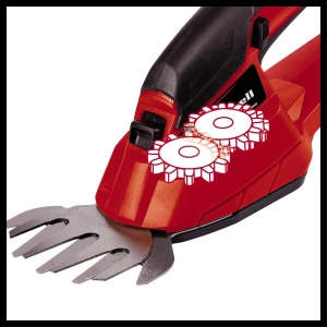 Foarfece de iarba si arbusti cu acumulator Einhell GC-CG 18 Li-Solo Power X-Change (18 V, lungime de taiere 100 mm / 200 mm, lama de taiere a ierbii inlocuibila + lama de arbust, fara baterie) - Img 6