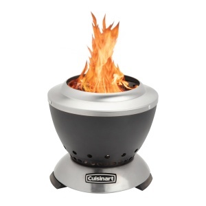 Foc de tabara Cuisinart 19 cm, ultramobil, cu suport pentru lemne si peleti
