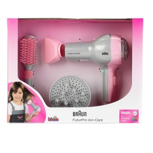 Fohn pentru copii Theo Klein 5850 cu design Braun, ventilator si accesorii - Img 7