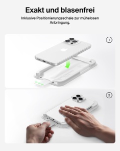 Folie de protectie Belkin InvisiGlass pentru iPhone 17 Pro Max, rezistenta la zgarieturi, 0,29 mm - Img 6