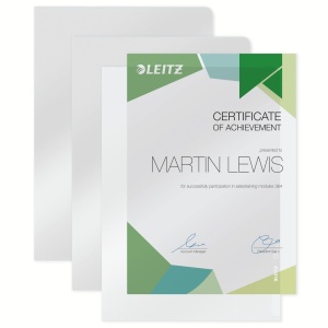 Folie protectie documente Leitz 4100-00-03 A4 transparenta, 100 bucati