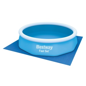 Folie protectie piscina Bestway 335 x 335 cm albastra din polietilena