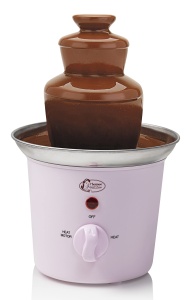 Fontana de ciocolata Bestron ACF300P, 60W, 3 etaje, roz - Img 1