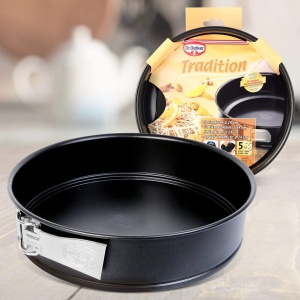 Forma de copt Dr. Oetker, 24 cm, neagra, cu antiaderenta, made in Germany - Img 6
