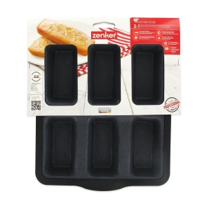 Forma de copt Zenker 685535 Mini Kuchen Silikon Fibra de sticla 262x22x31 cm - Img 8