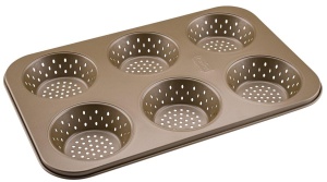 Forma de copt Zenker 6er Brotchenblech Antiaderenta Perforata Aurie