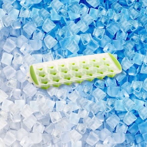 Forma de gheata FACKELMANN 47099 cu baza din silicon, 21 forme stea, verde - Img 3
