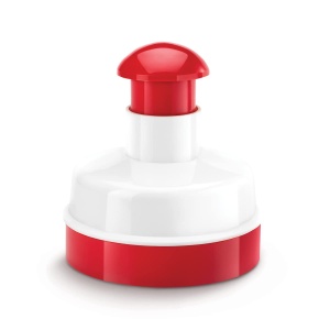 Formator Hamburger Metaltex, Plastic, AlbastruAlb, 10 cm