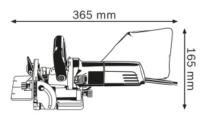 Freza pentru imbinari lemn Bosch Professional GFF 22 A, 670W, adancime taiere 22 mm - Img 2