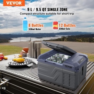 Frigider auto portabil VEVOR NL9, 9L, 1224V, temperatura reglabila -2020C - Img 2