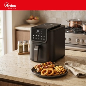 Friteuza cu aer cald Ardes FRIGGISANA INFINITY 5L, digitala, 5 programe, design compact - Img 3