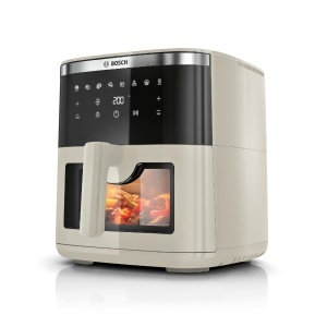 Friteuza cu aer cald Bosch Serie 6 MAF671C0, 7.2L, 7 programe presetate, crem