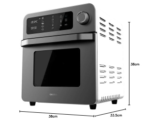 Friteuza cu aer cald Cecotec BakeFry 1500 Touch, 15 litri, 1700 W, inox - Img 10