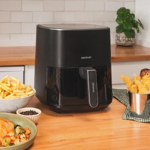 Friteuza cu aer cald Cecotec Cecofry Fantastik 5500, 5.5L, 1500W, 9 programe, Touchscreen - Img 5