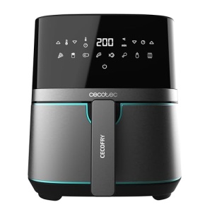 Friteuza cu aer cald Cecotec Cecofry Full InoxBlack Pro 5500, 5.5 L, 1700 W, finisaj inox - Img 2