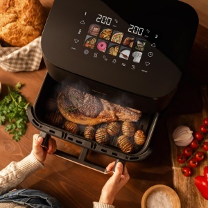Friteuza cu aer cald Cecotec CecofryGrill Smokin 11000 Plus, 11L, 2900W - Img 6