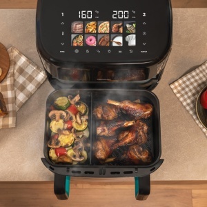Friteuza cu aer cald Cecotec CecofryGrill Smokin 11L, 2800W - Img 8