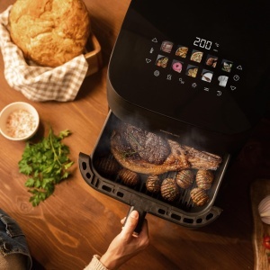 Friteuza cu aer cald Cecotec CecofryGrill Smokin 8500 Plus, 8.5L, 2200W - Img 6