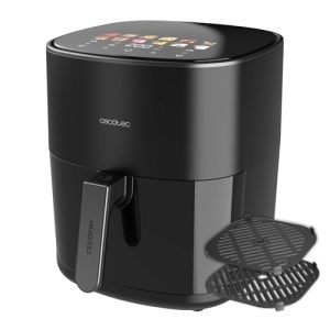 Friteuza cu aer cald Cecotec fara ulei 65L Plita - Grill - Elemente duble de incalzire - Friteuza cu aer CecofryGrill Duoheat 6500 2200W Dietetica si  - Img 3