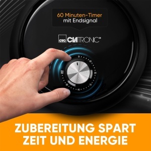 Friteuza cu aer cald Clatronic FR 3816 H, 2,5L, 1000W, cu tehnologie 360 Air-Flow - Img 7