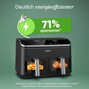 Friteuza cu aer cald COSORI, 8.5L, 1750W, Neagra - Img 6