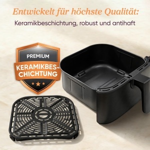 Friteuza cu aer cald COSORI CP158, 5.7 L, antiaderenta, gri - Img 4