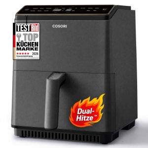 Friteuza cu aer cald COSORI Dual Blaze, 6.4L, 11-in-1, cu Wi-Fi